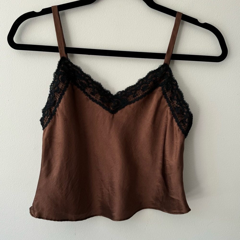 Vintage Silk & Lace Cami